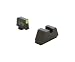 AmeriGlo, Sight, Fits All Glocks except 42/43, Green Tritium LimeGreenLumi Outline Front Black Rear, Tall Suppressor Set