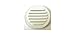 Maurice Franklin Louver RLW-100 3 Mini Louver, 3, White by Maurice Franklin Louver