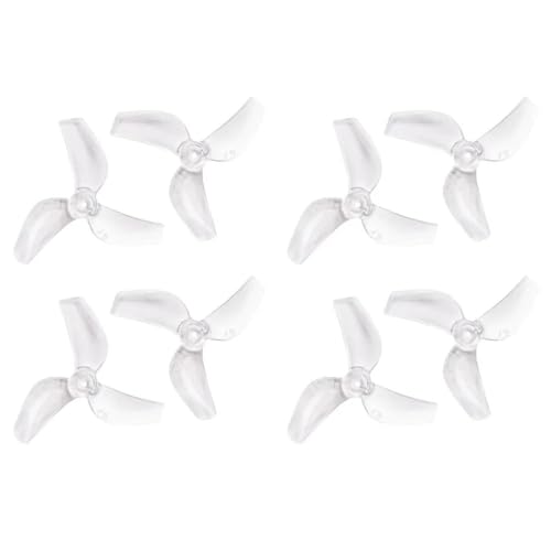 Hélice 31mm 1mm tripale transparente pour propulsion FPV maximale