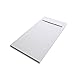 Piatto Doccia 70x170cm Effetto Pietra Bianco Altezza 4,5cm Resina Acrilica Piletta di Scarico Inclusa Mod. Hybris