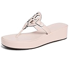 Amazon.com | Tory Burch Women's Miller Wedge Sandals 25mm