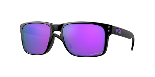 Oakley OO9102 Sunglasses Bundle: OO 9102 HOLBROOK 9102K6 Holbrook Matte Black Prizm Vio and Eyewear Cleaning Kit