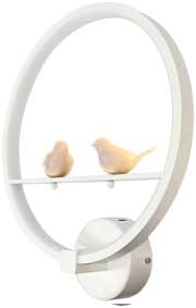 Wall Lamp Modern Wall Lamps Art Angel Nordic Creative for Living Room Bedroom Bedside Lighting Bracket High-Power Led Lustre Home Dero (Two Bird White Warm White)