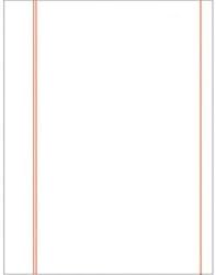 Letter Size, 20lb. Cotton Bond, Red Ruled Pleading Paper, 500 sheets per box