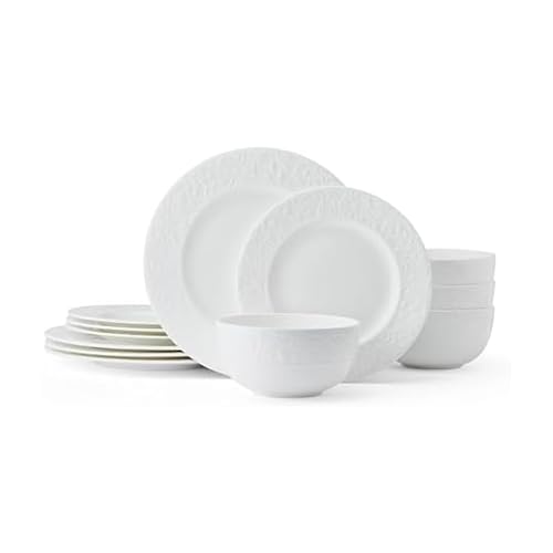 Porcelaine resistant aux eclats Mikasa Claire service de table 12 pieces - 2