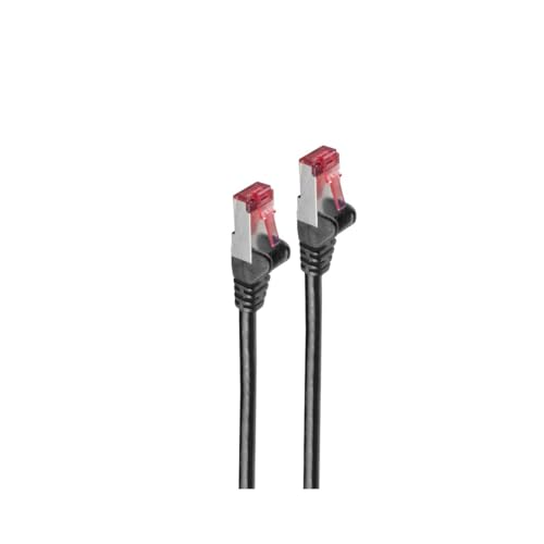 Preisvergleich Produktbild Patchkabel cat6A S / FTP PIMF Halogenfrei sw 0,25m
