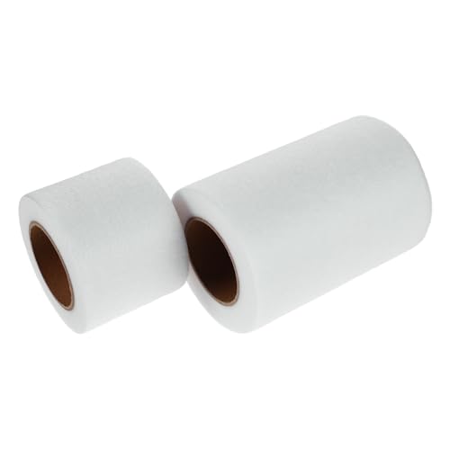 Gatuida 2 Piezas Adhesivo Termofusible Doble Cara Película Pegamento Textil para Costura Reparación sin Costuras Tela Fusible para Manualidades