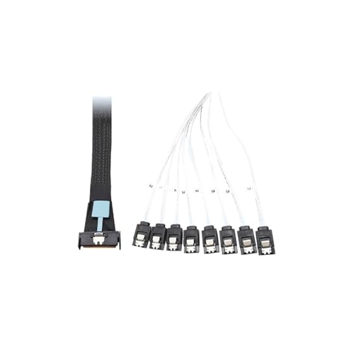 Cable conversor PCI-E Slimline S/AS 0.5m a 8 SATA miniatura 2