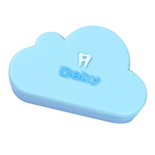 OUNONA Box Souvenir Box Tooth Saver Tooth Holder Keepsake Tooth Fairy Tooth Holder Doors Plushies Tooth Shaped Items The Boys Pillowcase Keepsake Tooth Sky-blue