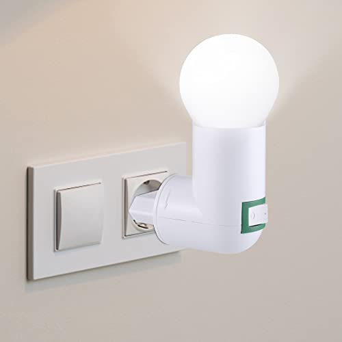 Tlidfgeo 2 pezzi portalampada E27 con spina E27