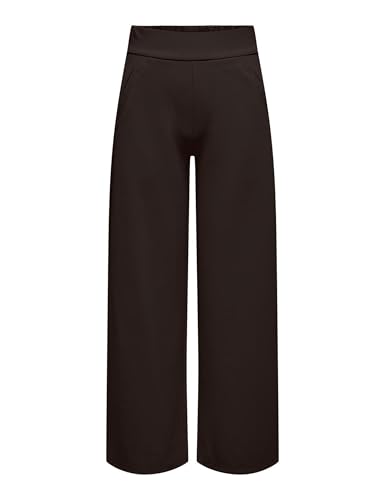 JDY Damen Jdylouisville Catia Life Wd PNT JRS Noos Hose Mit Hohem Bund Und Weitem Bein, Chocolate Torte, M / 30L EU – Ansicht 1
