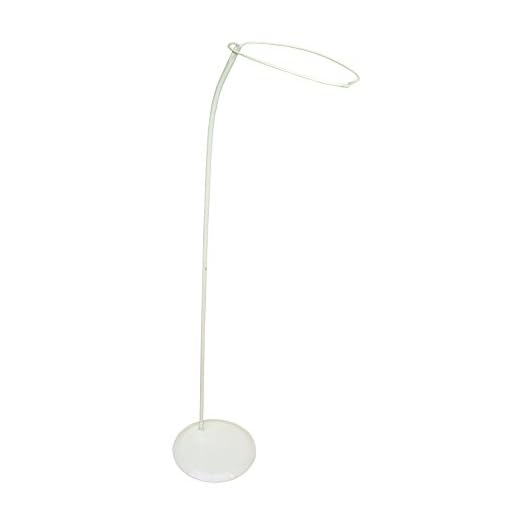roba Stand Himmelstange für Babybetten - Universal Himmelhalter freistehend in Weiß - Zubehör für Betthimmel - ca. 150 cm hoch / rund