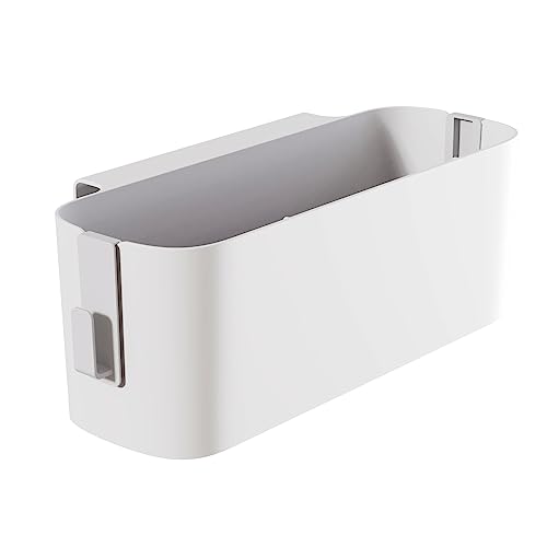 Amfrpar Cesto Portaoggetti da Appendere al Comodino Scatola di Stoccaggio con 2 Ganci Rimovibili Sospeso per Letto Multifunzione Organizer per Dormitorio e Letto a Castello per Tavoletta, Riviste