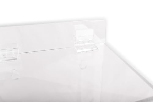 KROYBE Earplug Dispenser - Wall-Mount or Stand Acrylic Bulk Storage Holder with Lid for Finger Cots, Accessories, Toys, Condiments, Candy, Laundry Pods - Complete with Description Stickers by KROYBE - Used condition - Image 8
