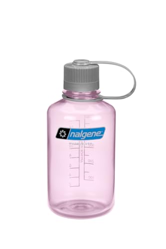 Nalgene Sustain Tritan BPA-Free Water Bottle Made with Material Derived from 50% Plastic Waste (Using ISCC Certified Mass Balance), 16 OZ, Narrow Mouth, Cosmo