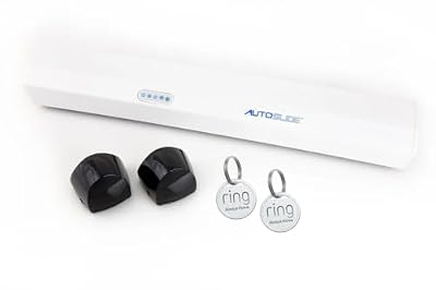 Autoslide Elite - Automatic Dog Door for Home Sliding Doors w/Motion Sensors - for Dogs, Cats, and Other Pets (Automatic Pet Door for Heavy Doors, Motion Activated, White)