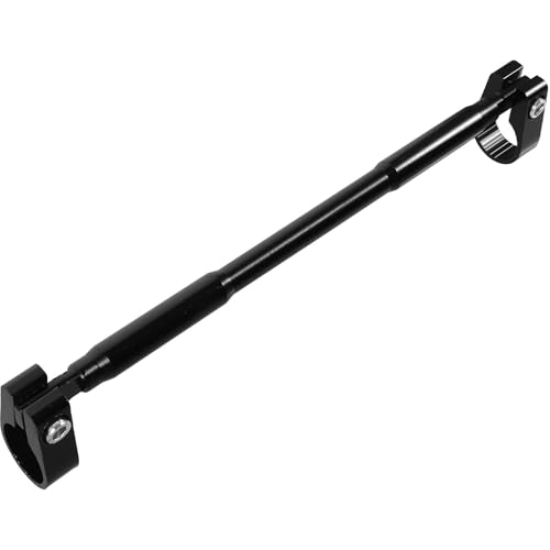 VANZACK Barre de Renfort de Guidon de Moto en Fer Noir, Fixation Facile, Design Élégant, Accessoire pour Renforcer et Stabiliser le Guidon