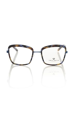 Frankie Morello montures femme bleu lunettes rectangulaires fibre métallique