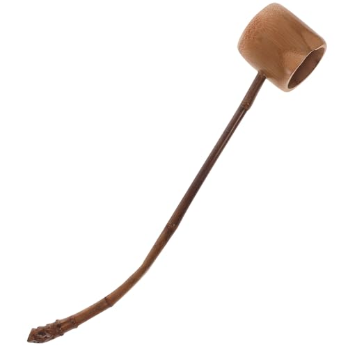 Luxshiny 125462X9Z9D19CT3XMOWK31 Wooden Spoons Wooden Ladle Japanese Tea Ceremony Ladle Handled Water Dipper Bailer Bamboo Root Spoon Water Ladle Scoop Tea Ceremony For Home Tea House Wooden Spoons Soup Ladle thumb #7