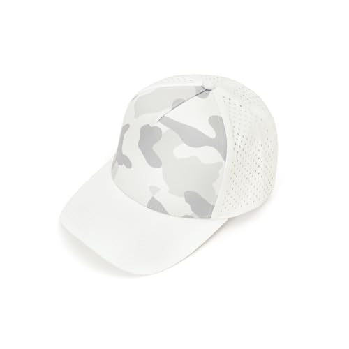 Image of Men Quick Dry Water Resistant Mesh Snapback Baseball Cap Adjustable Hat 22 inch-23.6 inch(56-60cm) for Golf Running Workout
