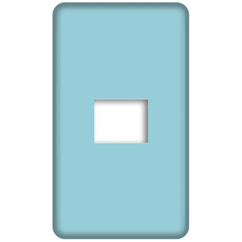 CASEMAKER パナソニック 【フルカラー(モダン)プレート】【1連1コ用 WN6001W】 コンセントプレート スイッチプレート カラーパレット(和色) 20番空色