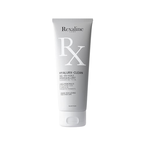 Ácido Hialurónico RX2 en Rexaline HYALURX-CLEAN Gel en Aceite Desmaquillante para Piel Seca y Mixta
