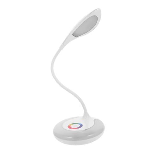 DIYEAH Luz nocturna de protección para los ojos pequeña lámpara de mesa pequeño lámparas de mesa con puertos USB lámpara de mesa con puerto USB ordenador personal