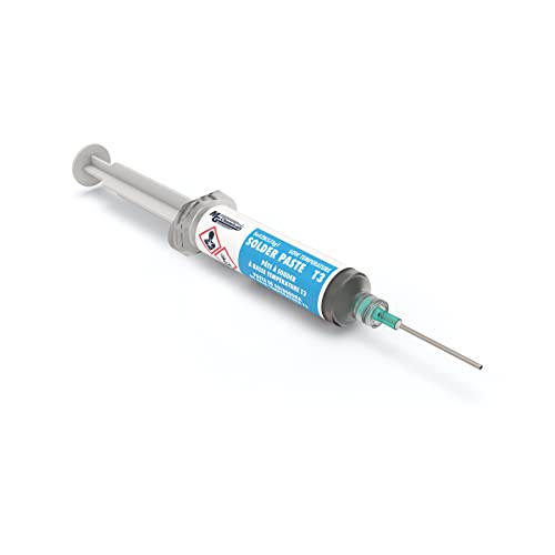 MG Chemicals 4902P Sn42Bi57Ag1 Low Temperature Solder Paste T3, NO Clean, 25 Gram Pneumatic Dispenser (Complete with Plunger & Dispensing Tip) (4902P-25G) #1