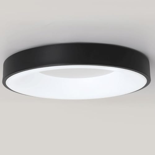 MTNROO Plafón LED Tri-Tone Light Scandinavia Luces Planas con Pantalla De Lámpara Macaroon Lámpara De Techo De Instalación Empotrada Lámpara De Techo Superbrillante Iron Art para Salón Comedor
