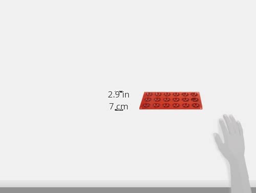 10 Stampi In Silicone Silikomart SF103 Per Savoiardi - 6 Cavità, Antiaderenti, Platinum, 12,7x4,7x1,7 Cm, Made In Italy - 4