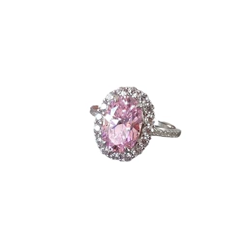 Nisha Gems Natural Oval Cut Pink Sapphire Ring | Dainty Gemstone Ring for Women | Wedding & Engagement Jewelry (5)
