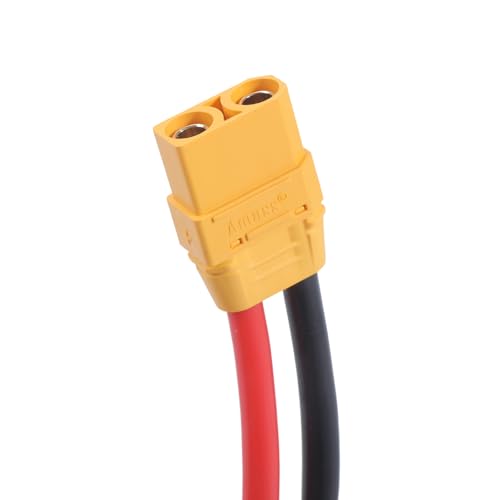 Cable ignífugo XT90 hembra de doble capa para alta corriente en paneles solares 3