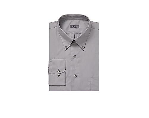 Van Heusen Men's Dress Shirts Regular Fit Silky Poplin Solid3
