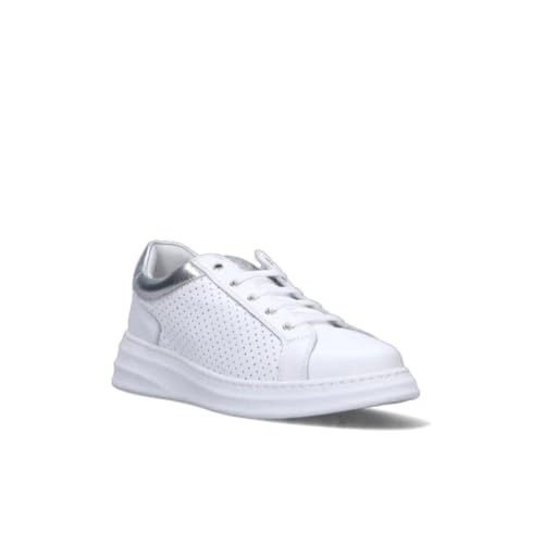 Frau Sneakers Donna 54P0 in Pelle Bianco EU 38