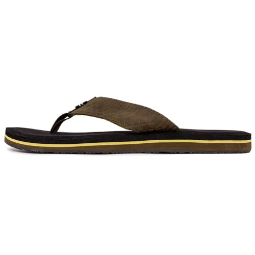 Image of Nautica Men's Flip Flop Shower Sandals Slides - Comfortable Waterproof Beach Footwear Slip-On Thong (Medium /Wide Width)
