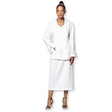 GMI Elegant Church Suit Set for Women - Ladies Suit, White
