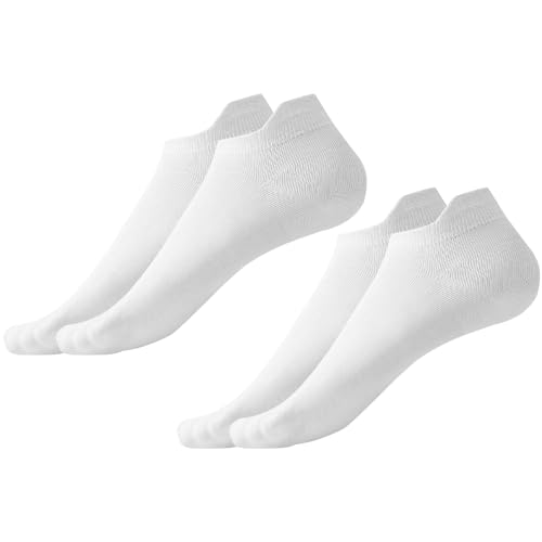 Image of 2 Pairs Low Cut Womens Socks No Show Athletic Ankle Socks Cushioned Running Socks