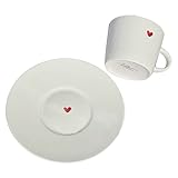 Cabilock Tasse à Café Céramique Avec Soucoupe Mug à Anse Pour Cappuccino Design Élégant Po...