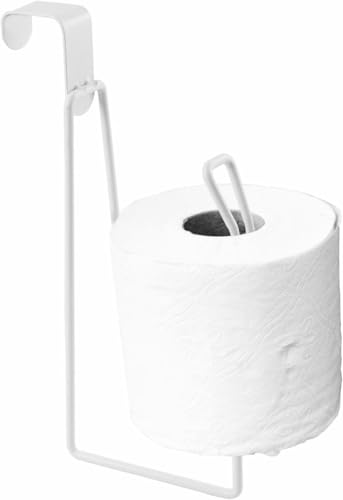 Toilet Paper Holders Over The Tank Toilet Paper Holder Stand Bathroom Metal Toilet Paper Holder Dispenser Reserve for Bathroom Storage and Organizatioz