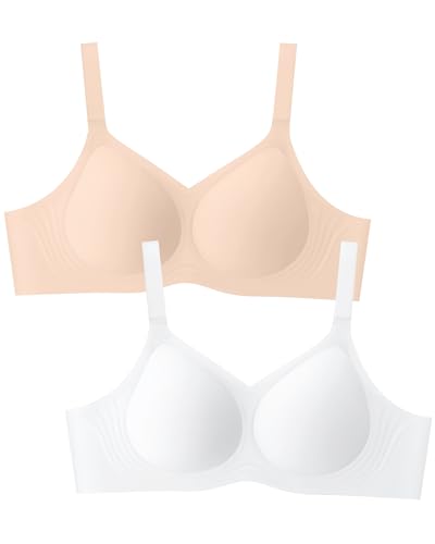 Image of LetsJoli Wireless Bras for Women No Underwire Full Coverage Push Up Bra Support Plus Size Bras for Older Women Bralettes