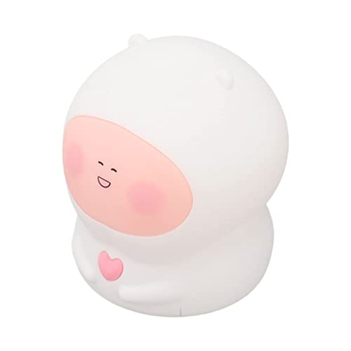 Lâmpada Noturna de Pêssego Gordo, Colorida, Silicone, Usb, Presentes, Pequena, Tapinhas, Alimentação