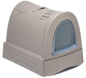 Arenero para gatos: cómo elegir el mejor (2025) 43 IMAC - Zuma Covered Cat Litter, 40 x 42.5 x 55 cm, Grey, Sanitary...