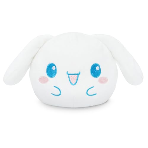 Image of TeeTurtle Reversible Sanrio Hello Kitty and Cinnamoroll Plushie 4-Inch Two-Sided Flip Plush Toy with Embroidered Details - Cute Mini Collectible Plush for Kids, Teens, and Adults