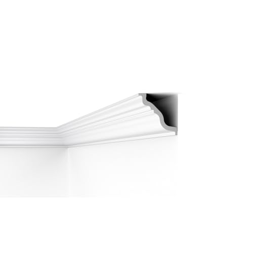 TL NOMASTYL Moulure de plafond - 150 x 150 x 2000 mm - NOËL & MARQUET - une marque de NMC - Polystyrène