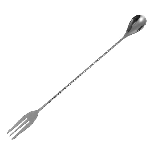 Cabilock Cuillère Cocktail Acier Inoxydable Agitateur INOX Bar Ustensile Cuisine Longue Manche Mélange Boissons pour Cocktails Thé Outil Remuer Mixage Bartenders