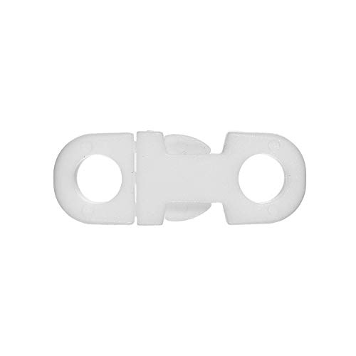 PARACORD PLANET Côté Sortie Boucles - 5 mm de Diamètre, Blanc, 10-Pack Cover