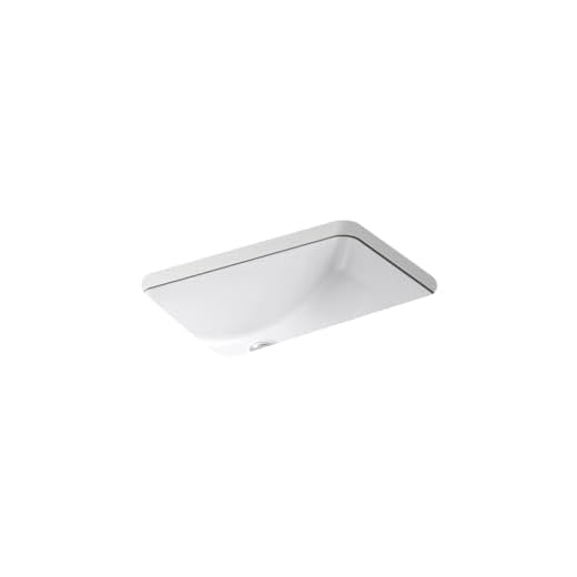 KOHLER K-2214-0 Ladena Under-Mount Bathroom Sink, White