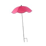 . 【Installation facile】: Choisissez l'angle d'ombrage approprié, insérez le , ouvrez le parasol, puis connectez-le au poteau pour une installation rapide