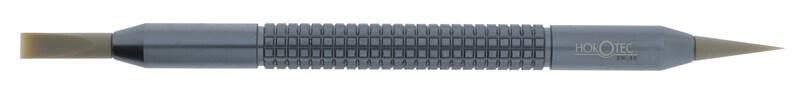 KD89 Horotec MSA26.009 Handreinigungswerkzeug mit Gehäuse aus Aluminium, grau, Ø 8 mm, mit 2 Peek-Dübeln