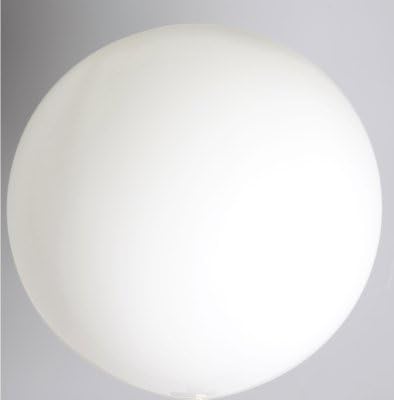 GLOBOS White 2ft (24") Latex Balloons 10pk